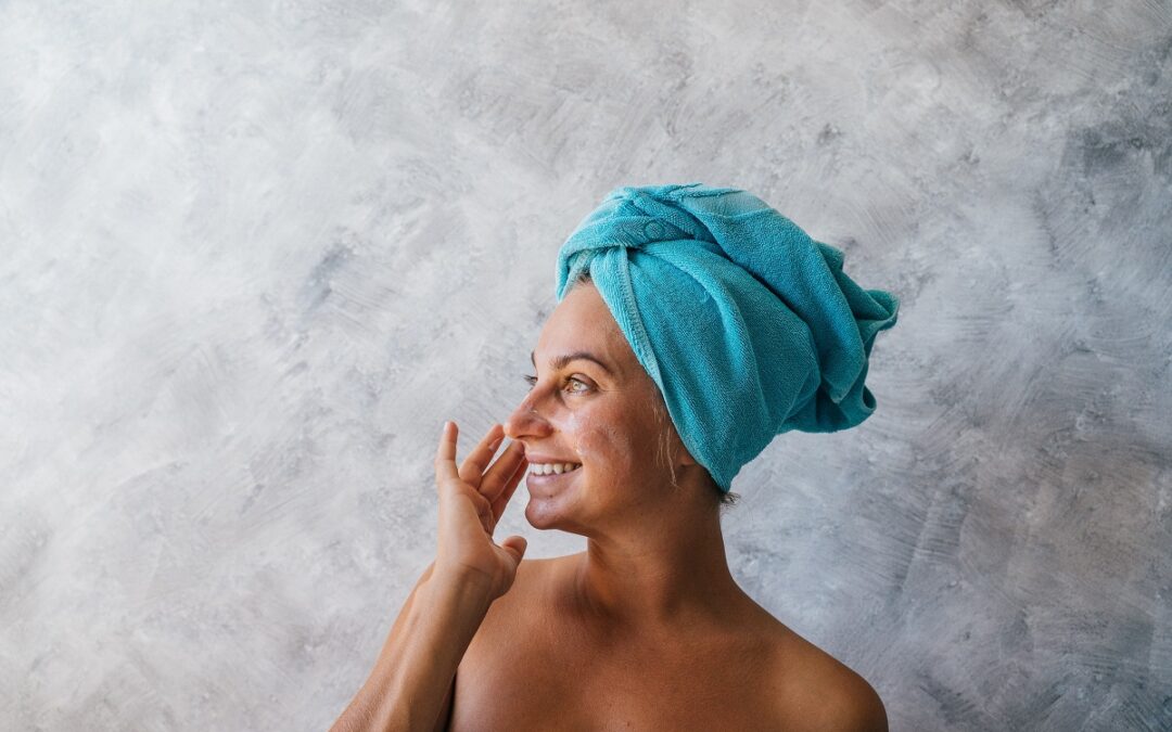 Rich result on Google SERP for "dry skin moisturizer"