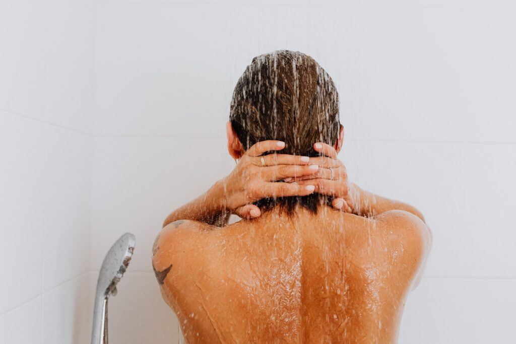 shower, bath, clean your skin